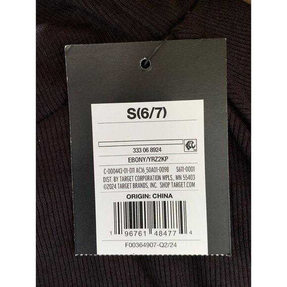 Art Class Girls Black Stretchy Skater Skirt Skort w/ Built-In Short Size Small - Picture 12 of 12